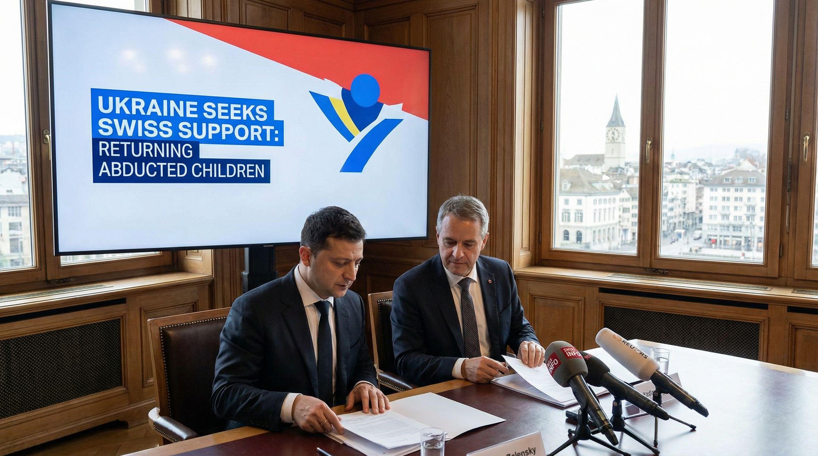 Ukraine seeks Swiss support in returning abducted children