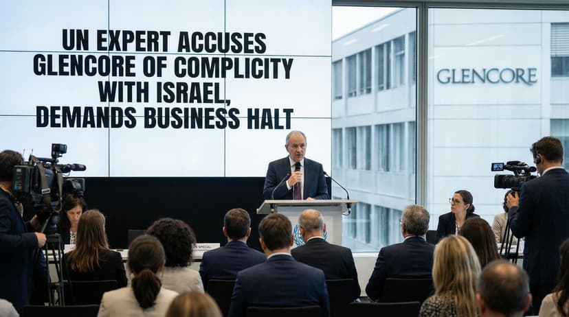 UN Expert Accuses Glencore of Complicity with Israel, Demands Business Halt