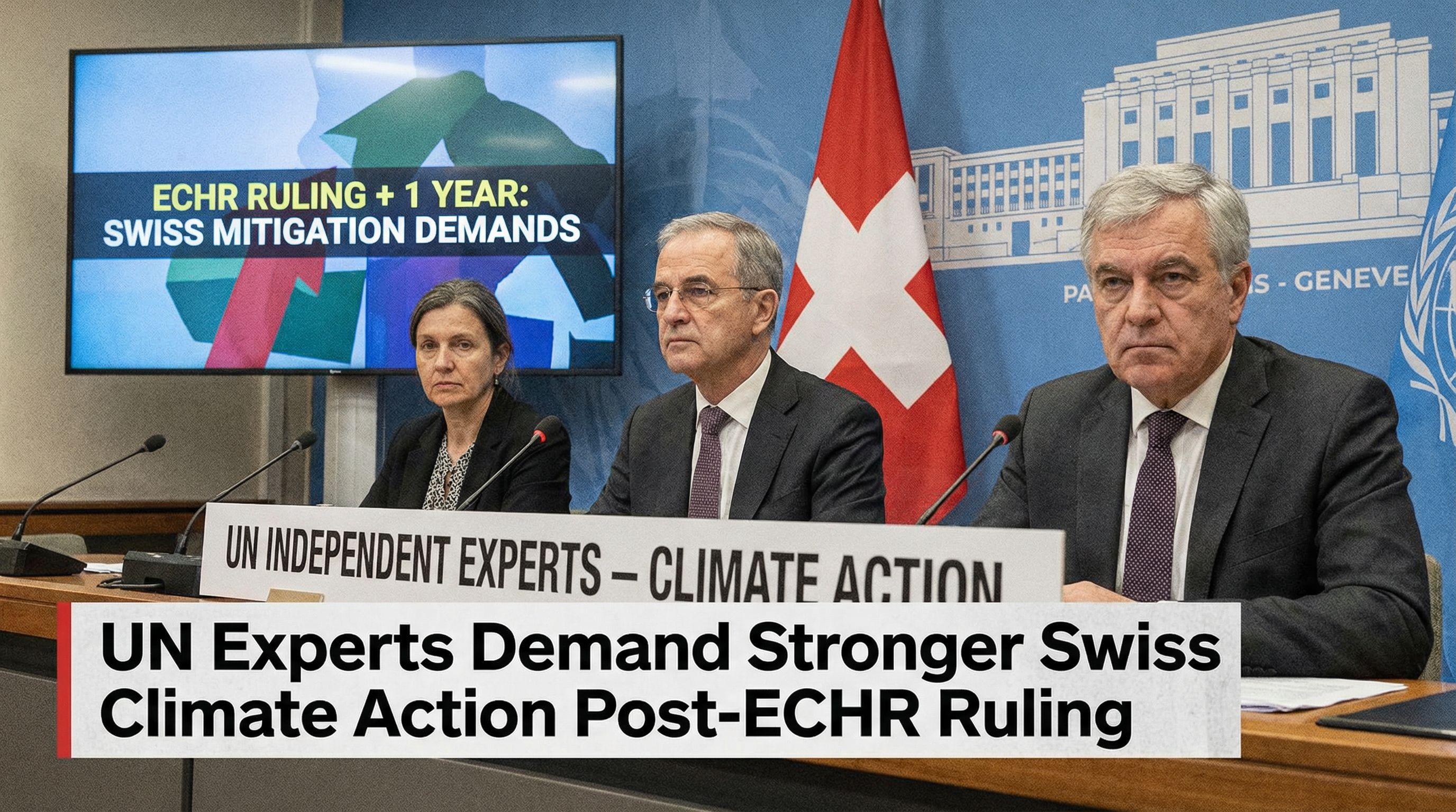 UN Experts Demand Stronger Swiss Climate Action Post-ECHR Ruling