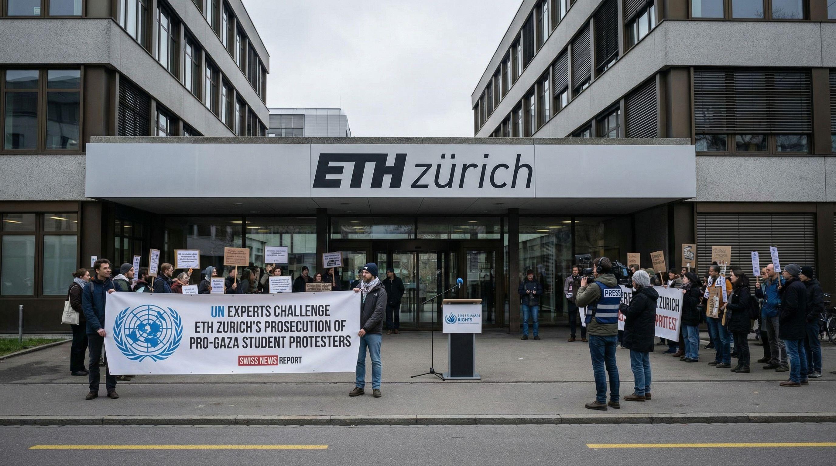 UN Experts Challenge ETH Zurich's Prosecution of Pro-Gaza Student Protesters