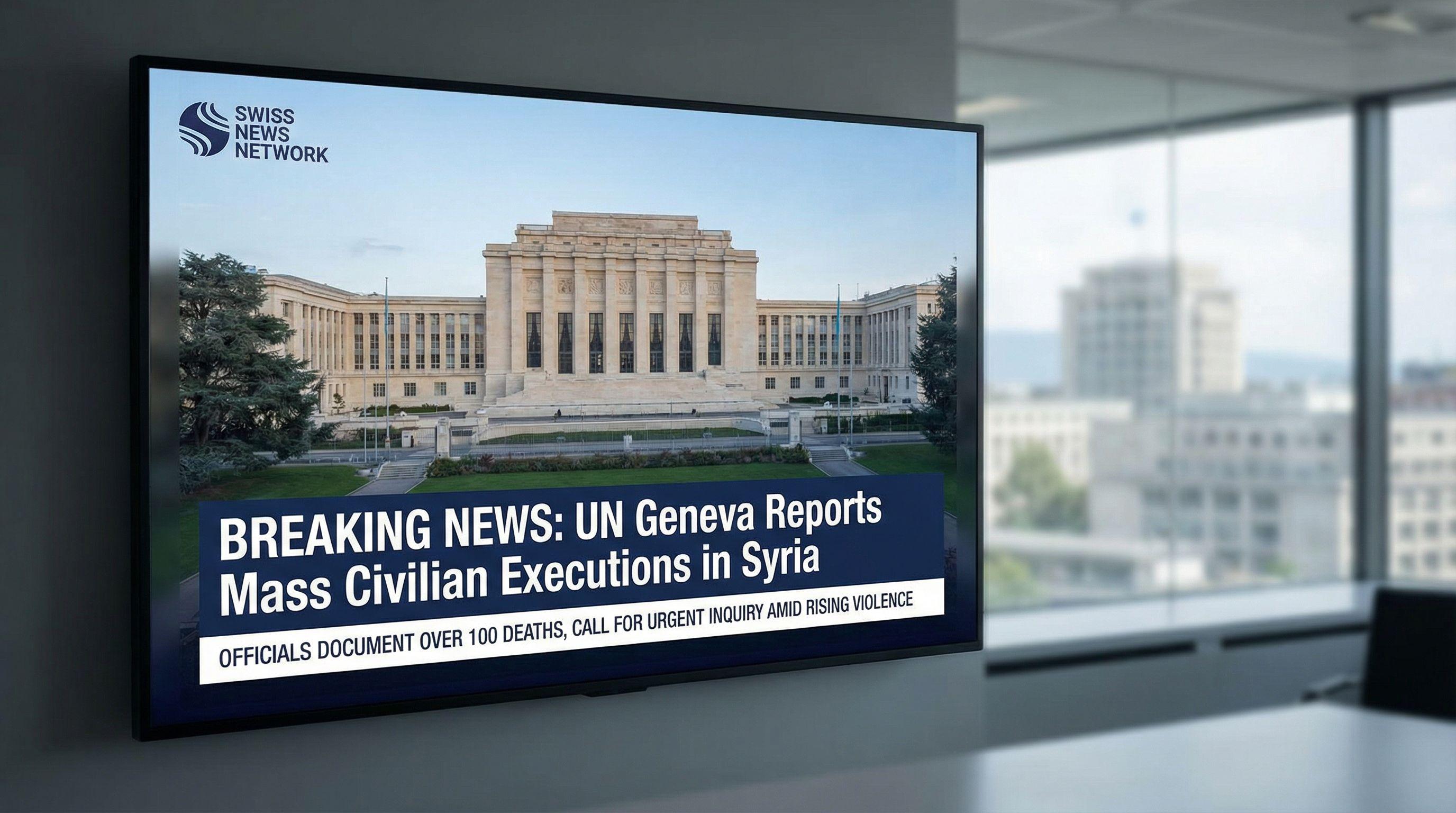 UN Geneva Reports Mass Civilian Executions in Syria
