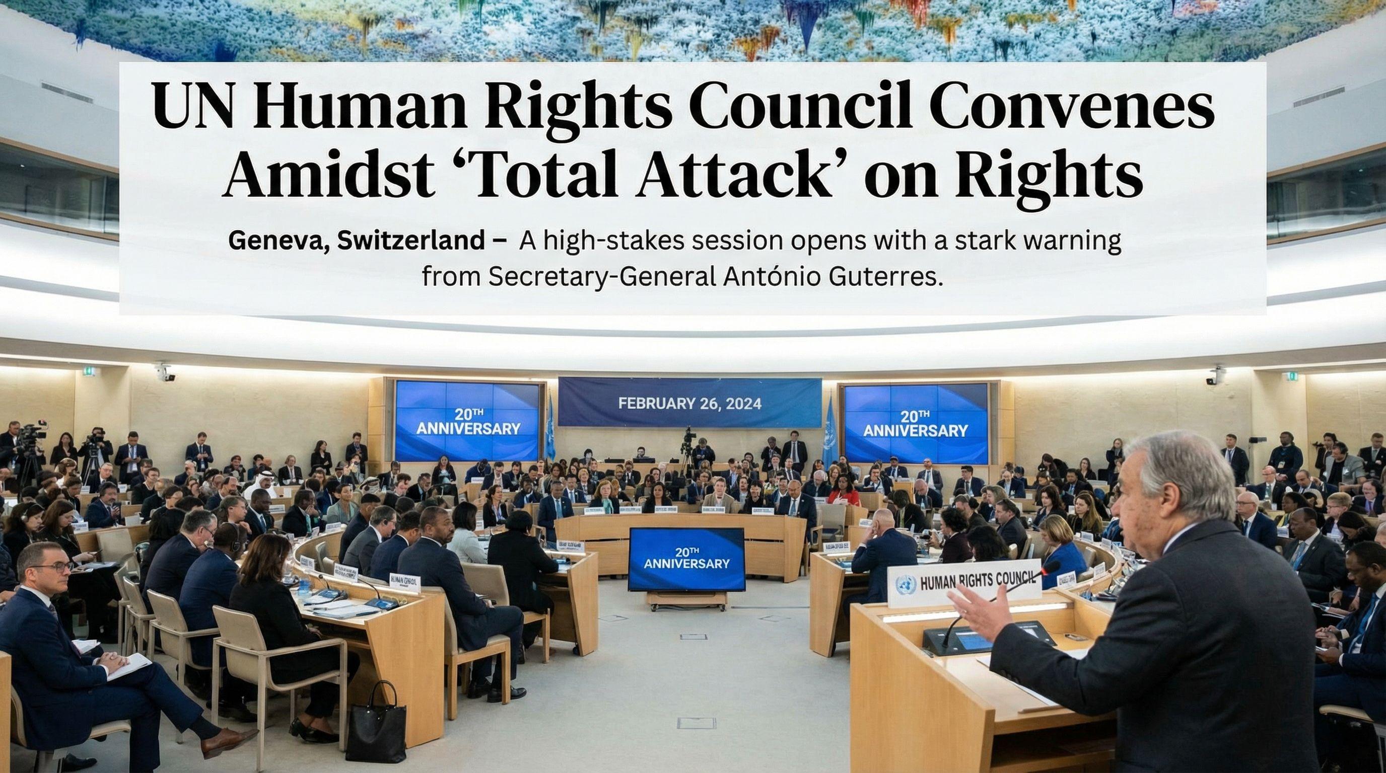 UN Human Rights Council Convenes Amidst 'Total Attack' on Rights