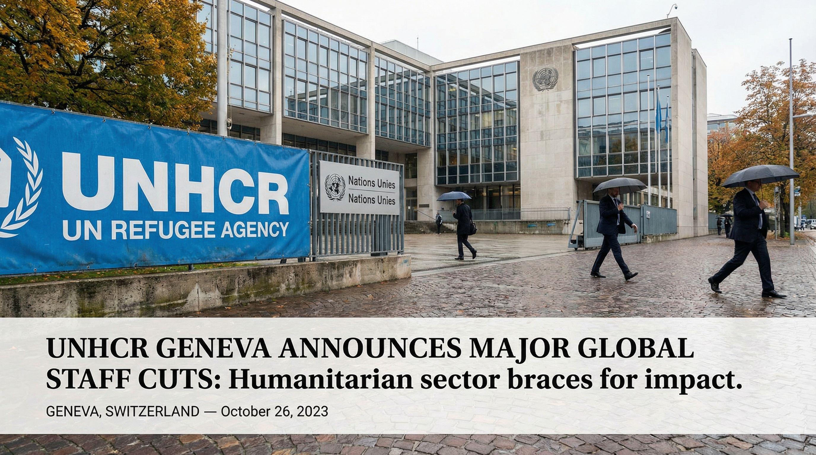 UNHCR Geneva Announces Major Global Staff Cuts