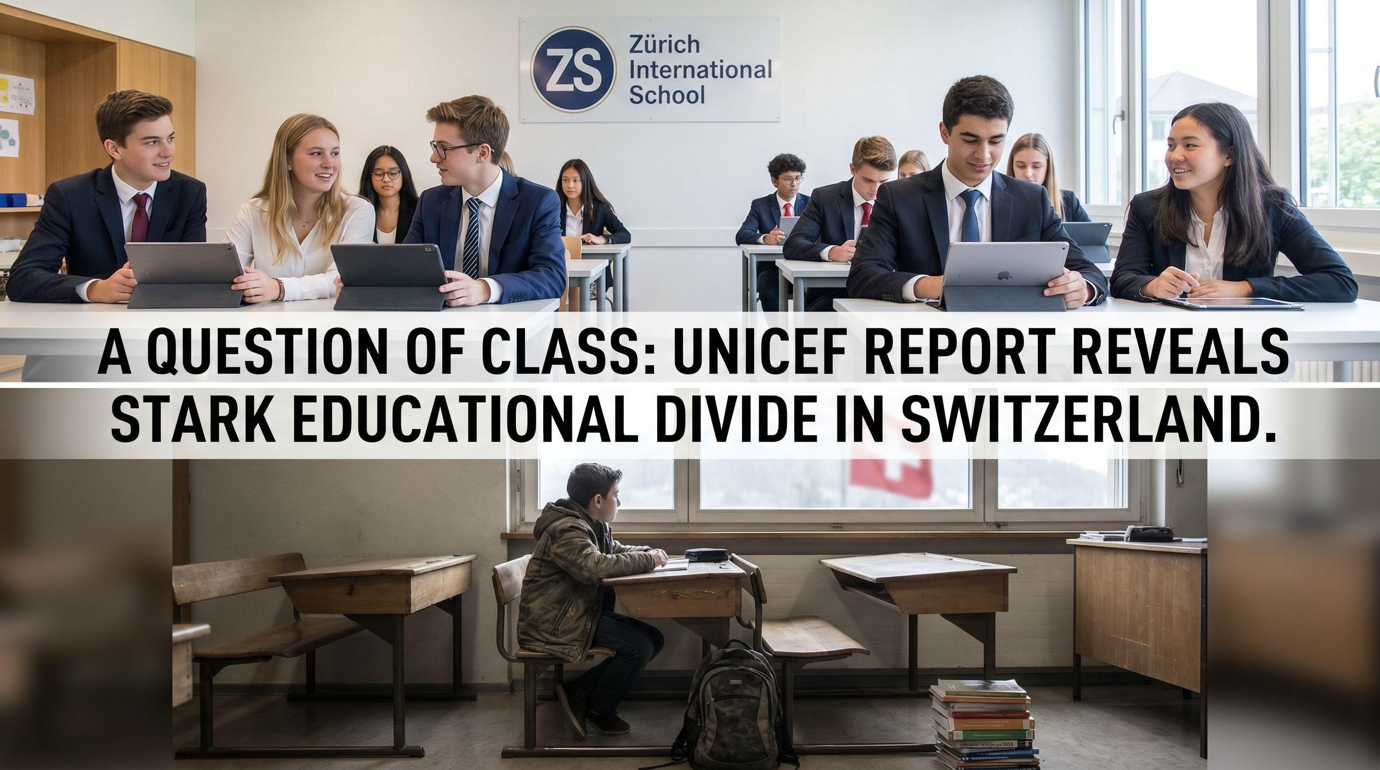 A Question of Class: UNICEF Report Reveals Stark Educational Divide in Switzerland