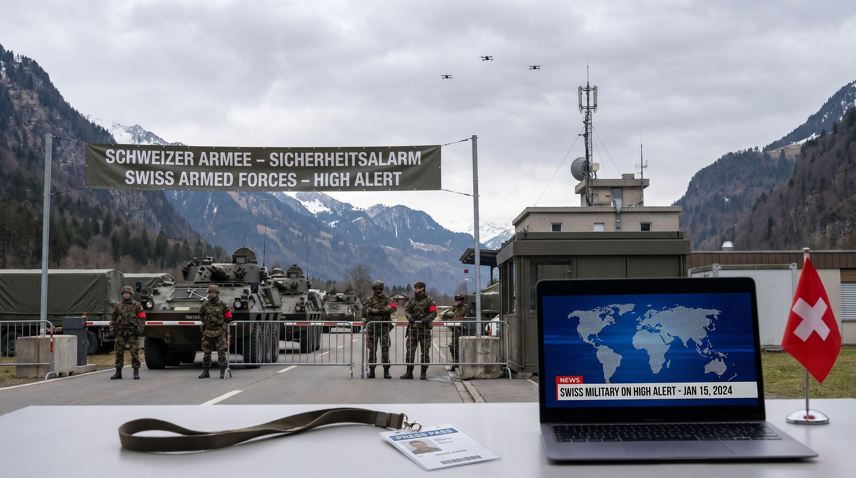 Swiss Military on High Alert After Unidentified Drones Spotted Over Critical Base