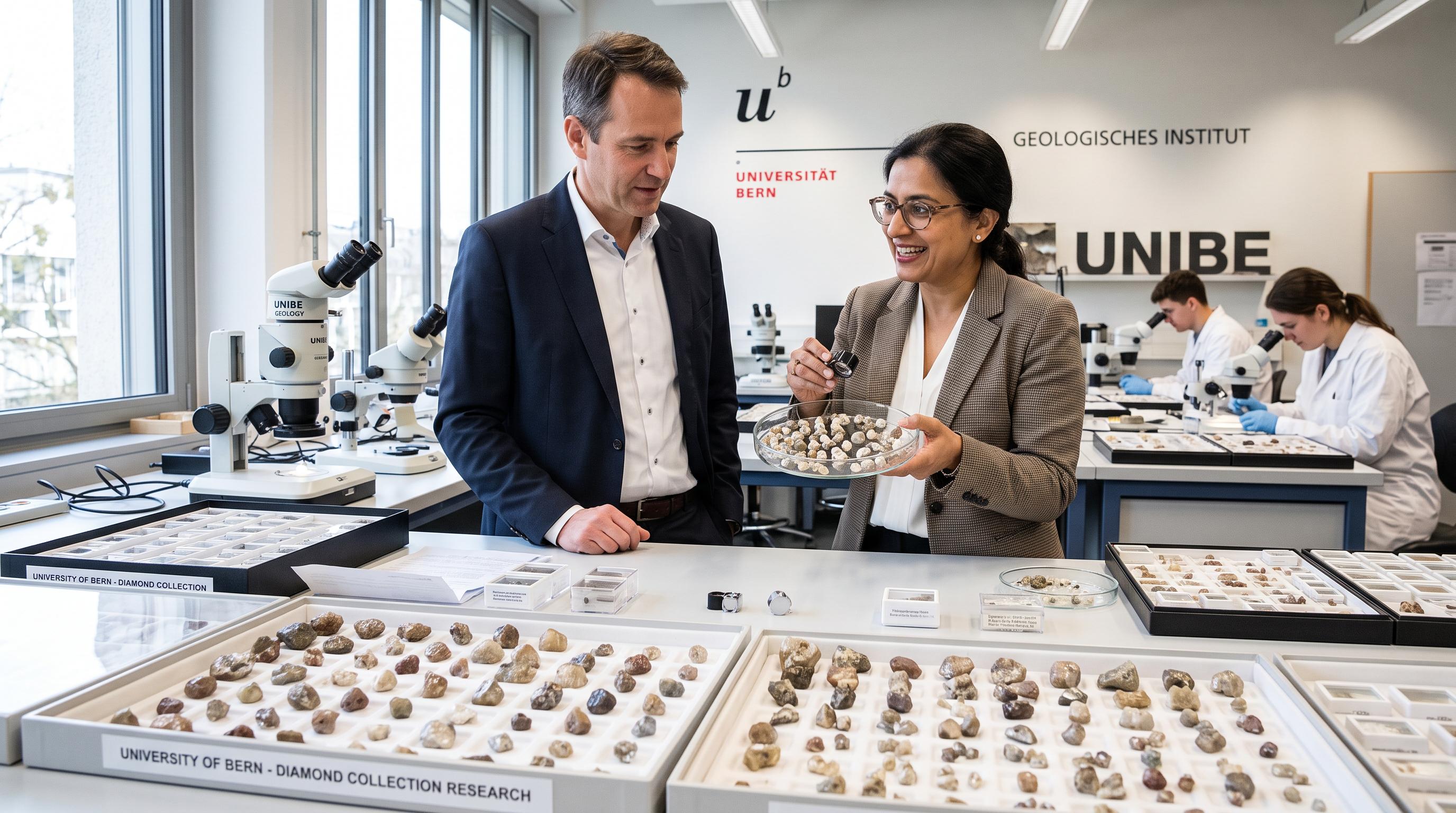University of Bern receives major diamond collection for research