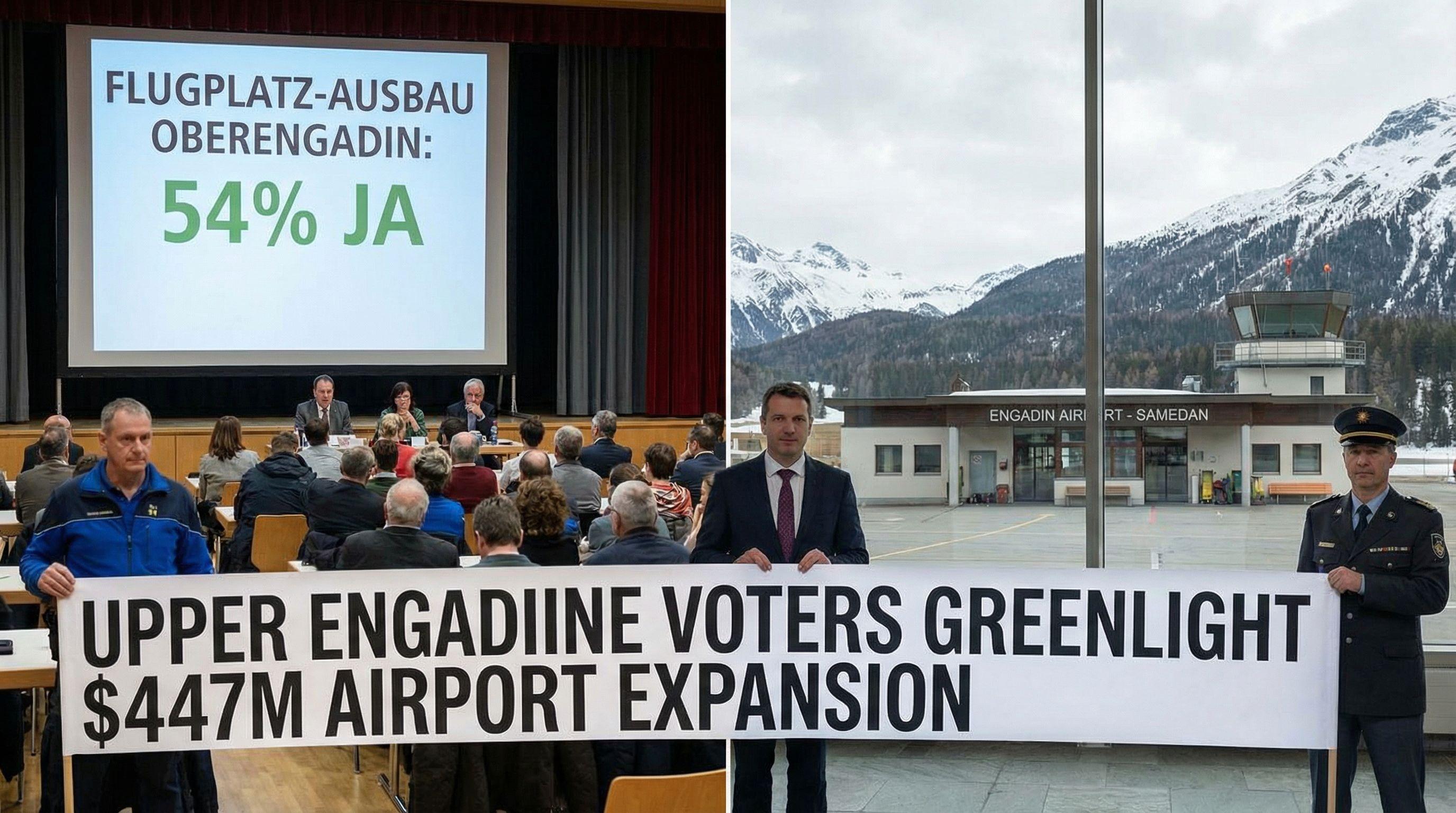 Upper Engadine Voters Greenlight $47M Airport Expansion