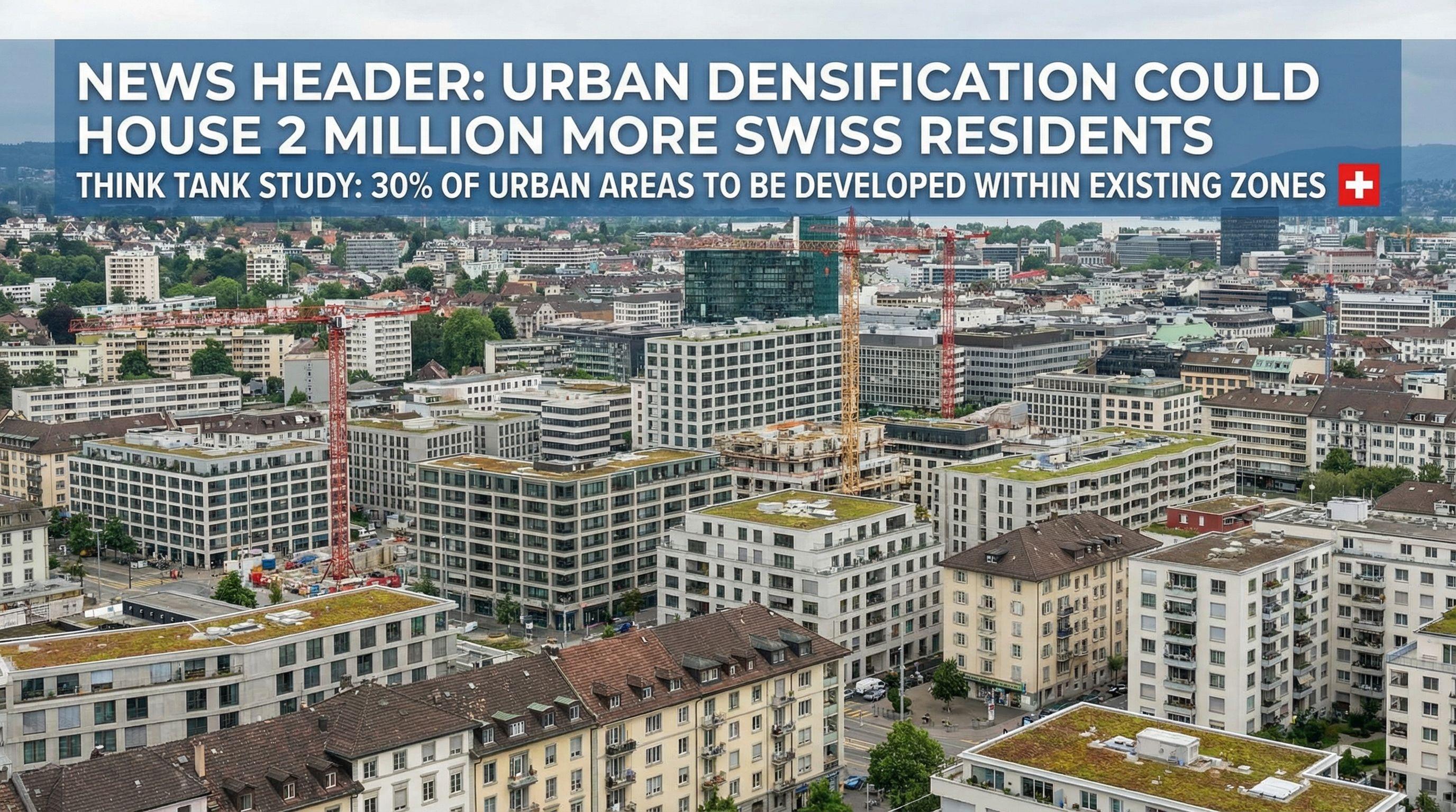 Urban Densification Could House 2 Million More Swiss Residents