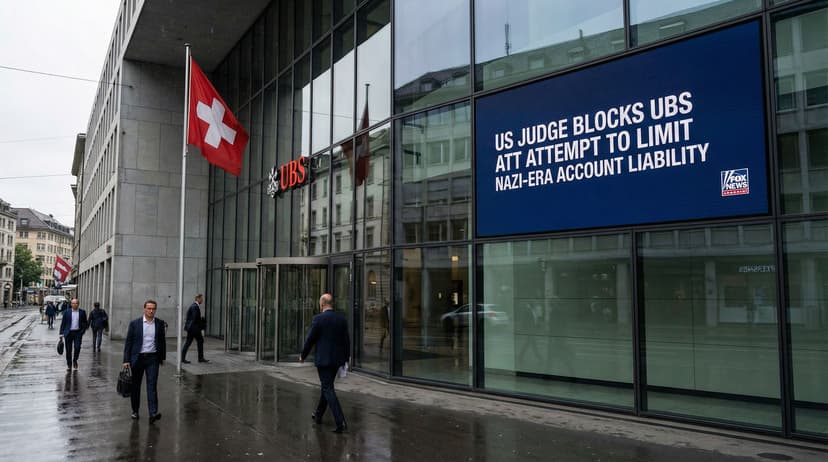 US Court Rejects UBS Bid to Limit Liability Over Nazi-Linked Accounts
