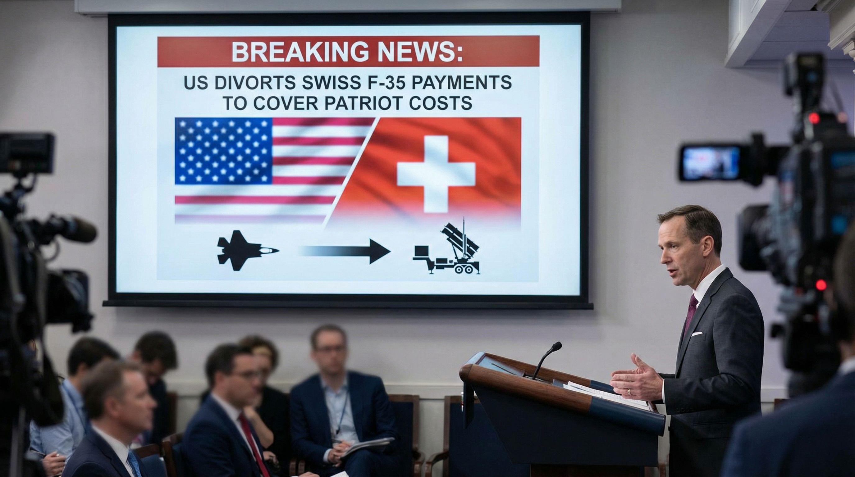 US Diverts Swiss F-35 Payments to Cover Patriot Missile Costs