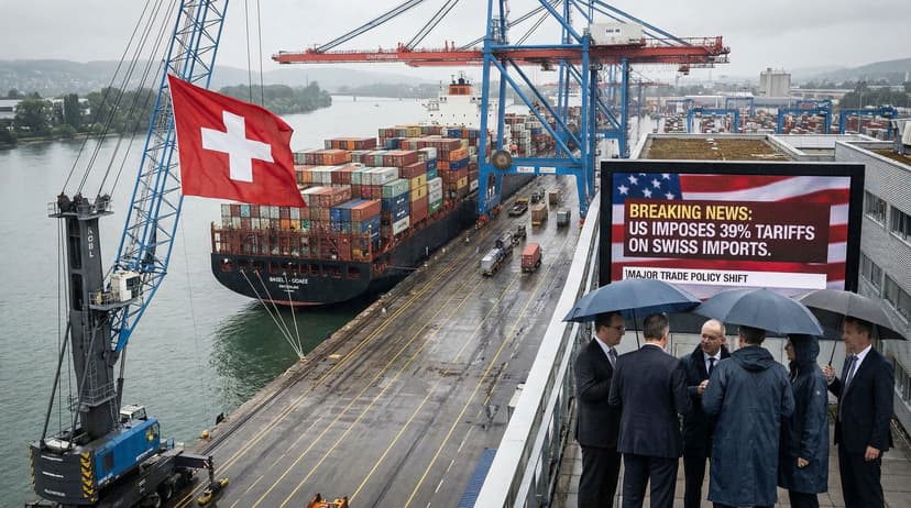 US imposes 39% tariffs on Swiss imports in major trade policy shift