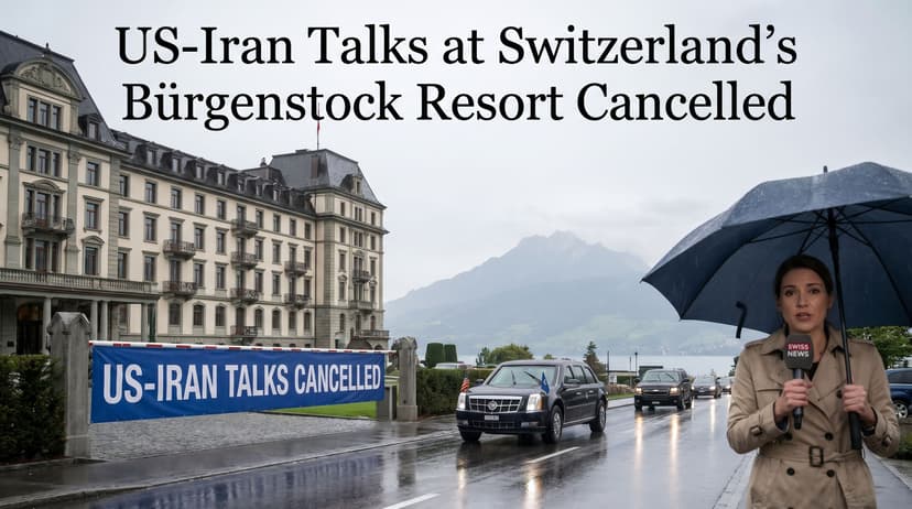 US-Iran Talks at Switzerland's Bürgenstock Resort Cancelled