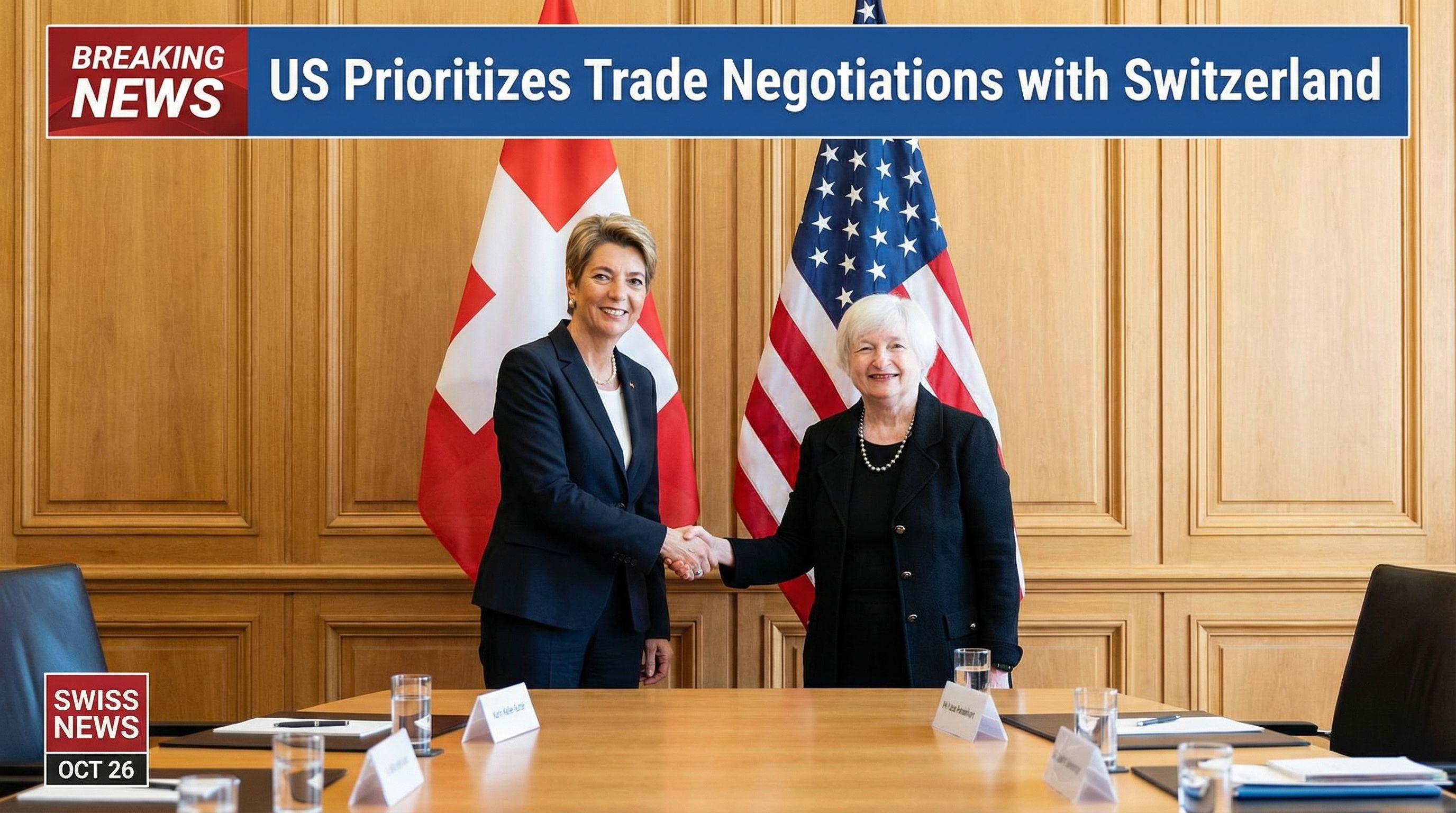 US Prioritizes Trade Negotiations with Switzerland