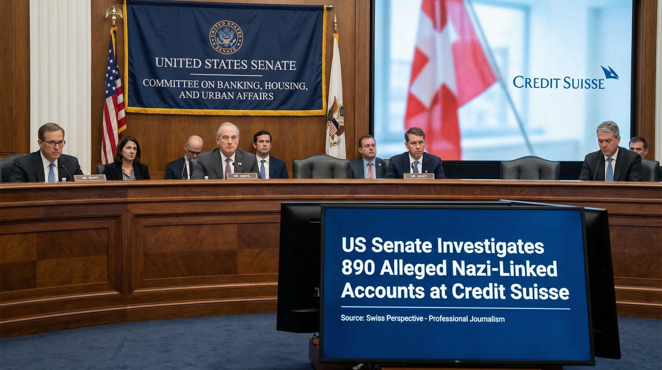 US Senate Investigates 890 Alleged Nazi-Linked Accounts at Credit Suisse