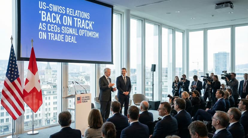 US-Swiss Relations 'Back on Track' as CEOs Signal Optimism on Trade Deal
