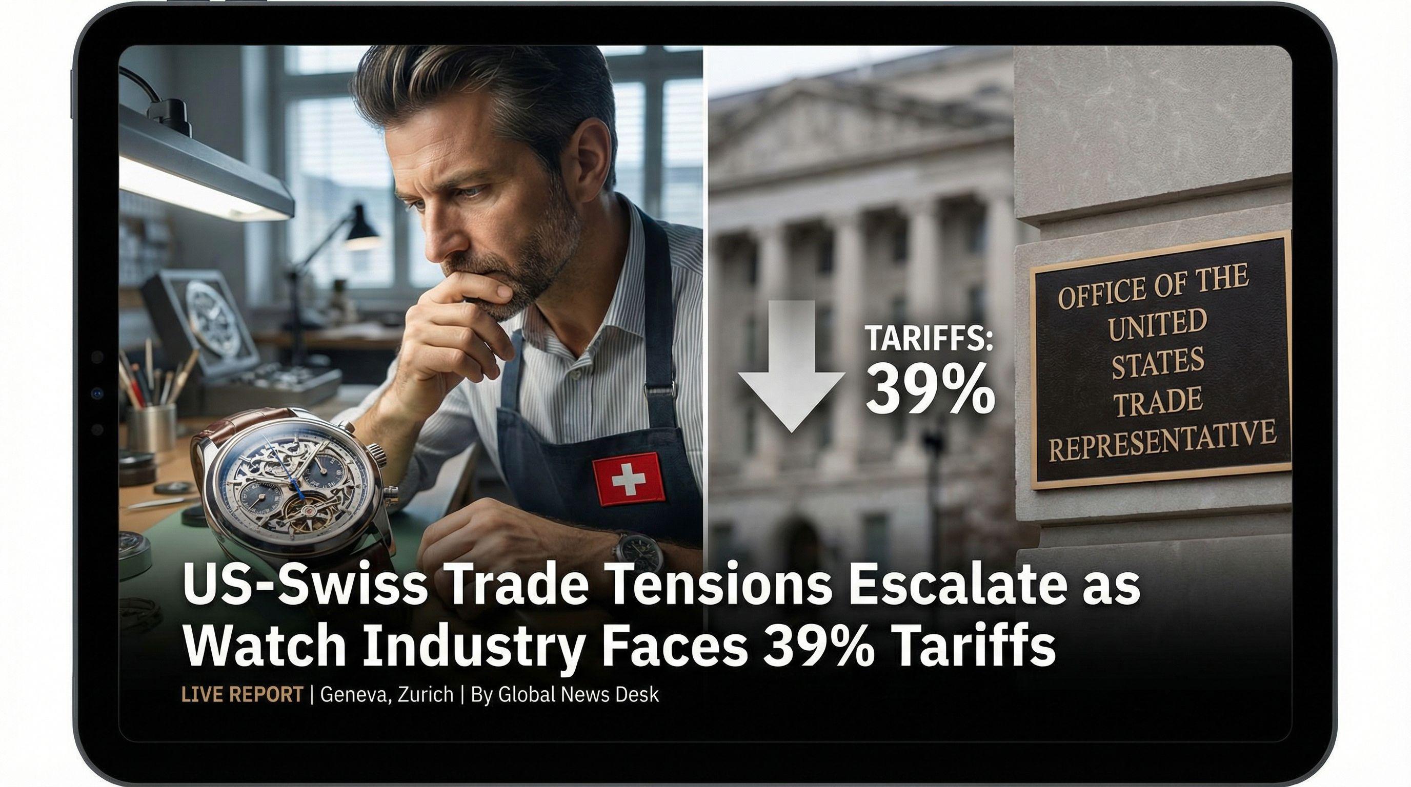 US-Swiss Trade Tensions Escalate as Watch Industry Faces 39% Tariffs