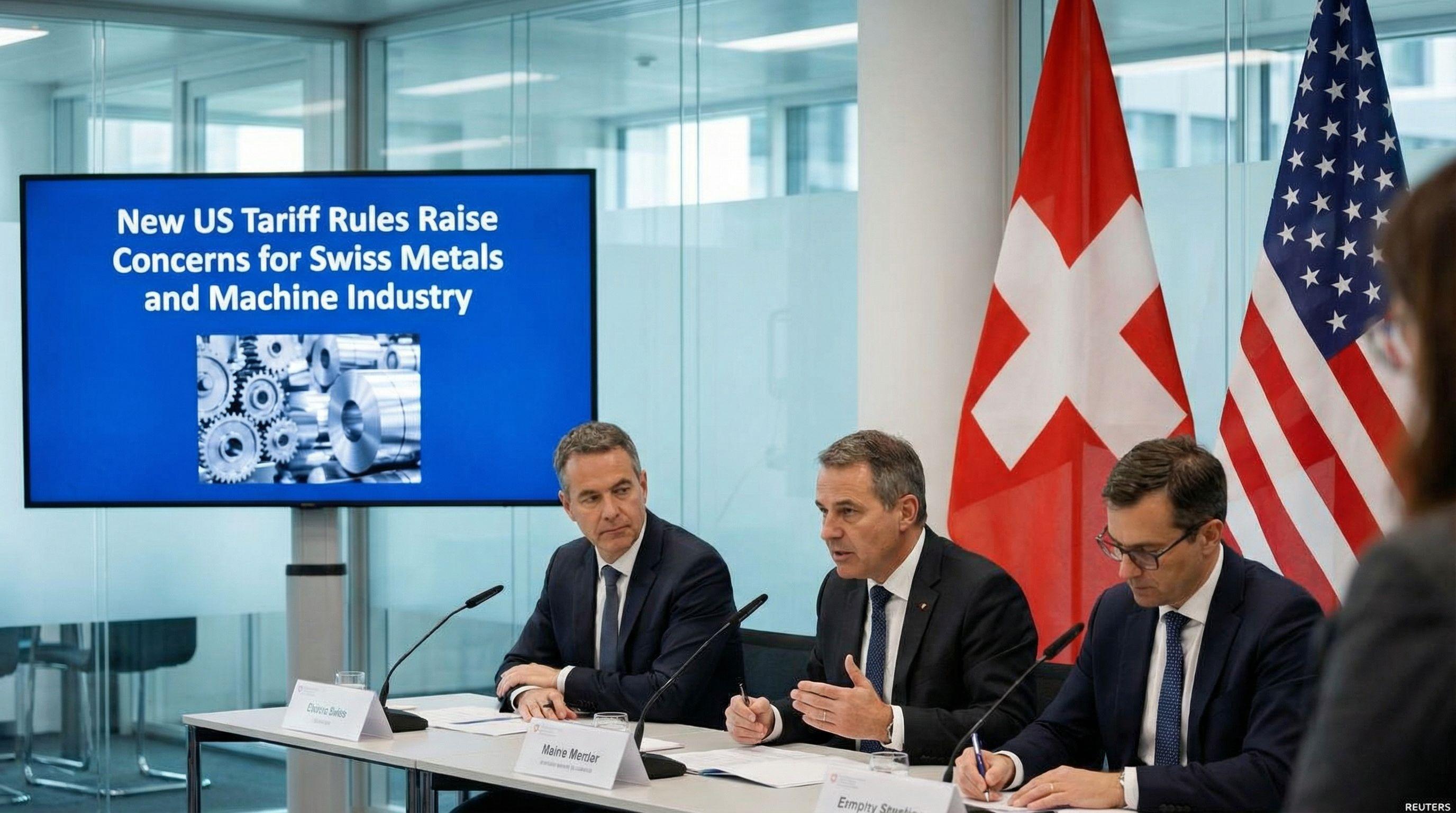 New US Tariff Rules Raise Concerns for Swiss Metals and Machine Industry