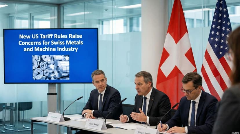 New US Tariff Rules Raise Concerns for Swiss Metals and Machine Industry