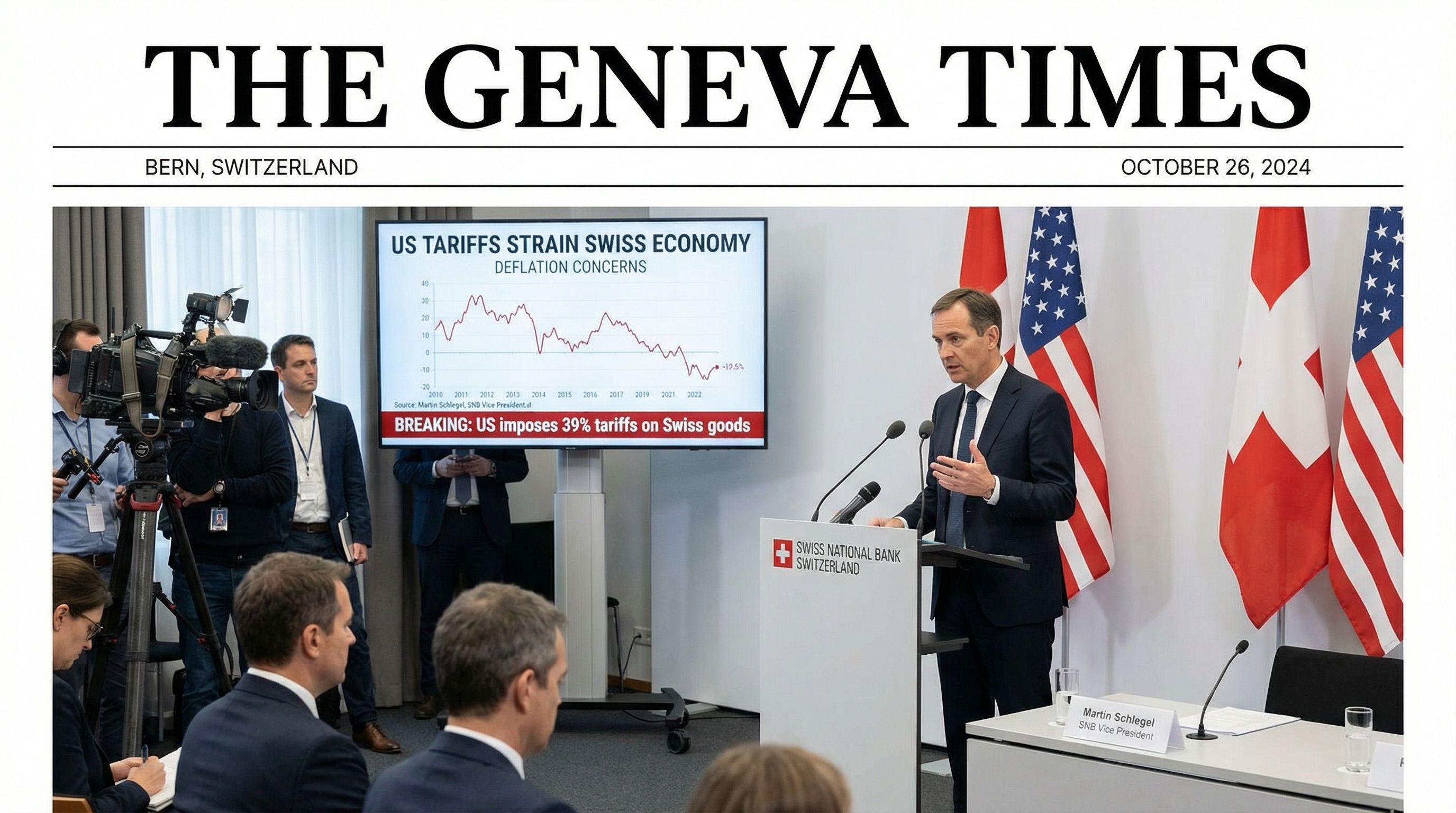 US Tariffs Strain Swiss Economy: SNB Addresses Deflation Concerns