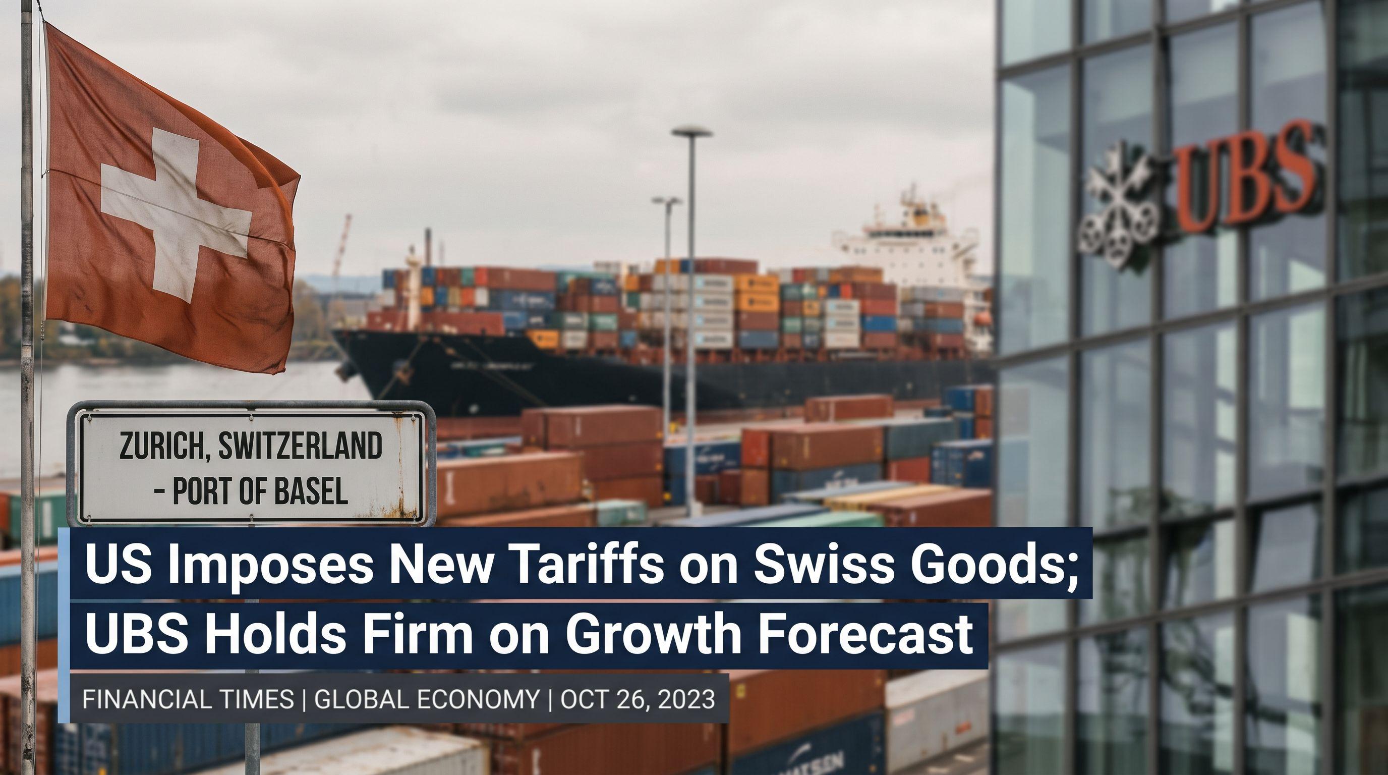 US Imposes New Tariffs on Swiss Goods; UBS Holds Firm on Growth Forecast