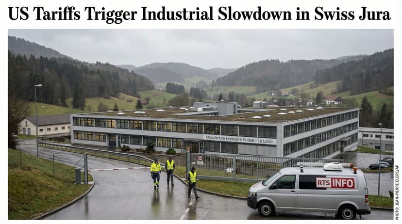 US Tariffs Trigger Industrial Slowdown in Swiss Jura