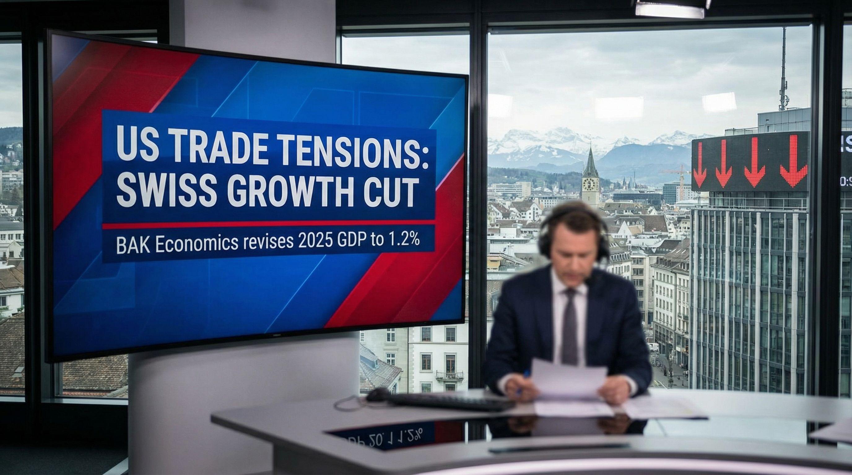 US Trade Tensions Force Swiss Economic Growth Forecast Cut