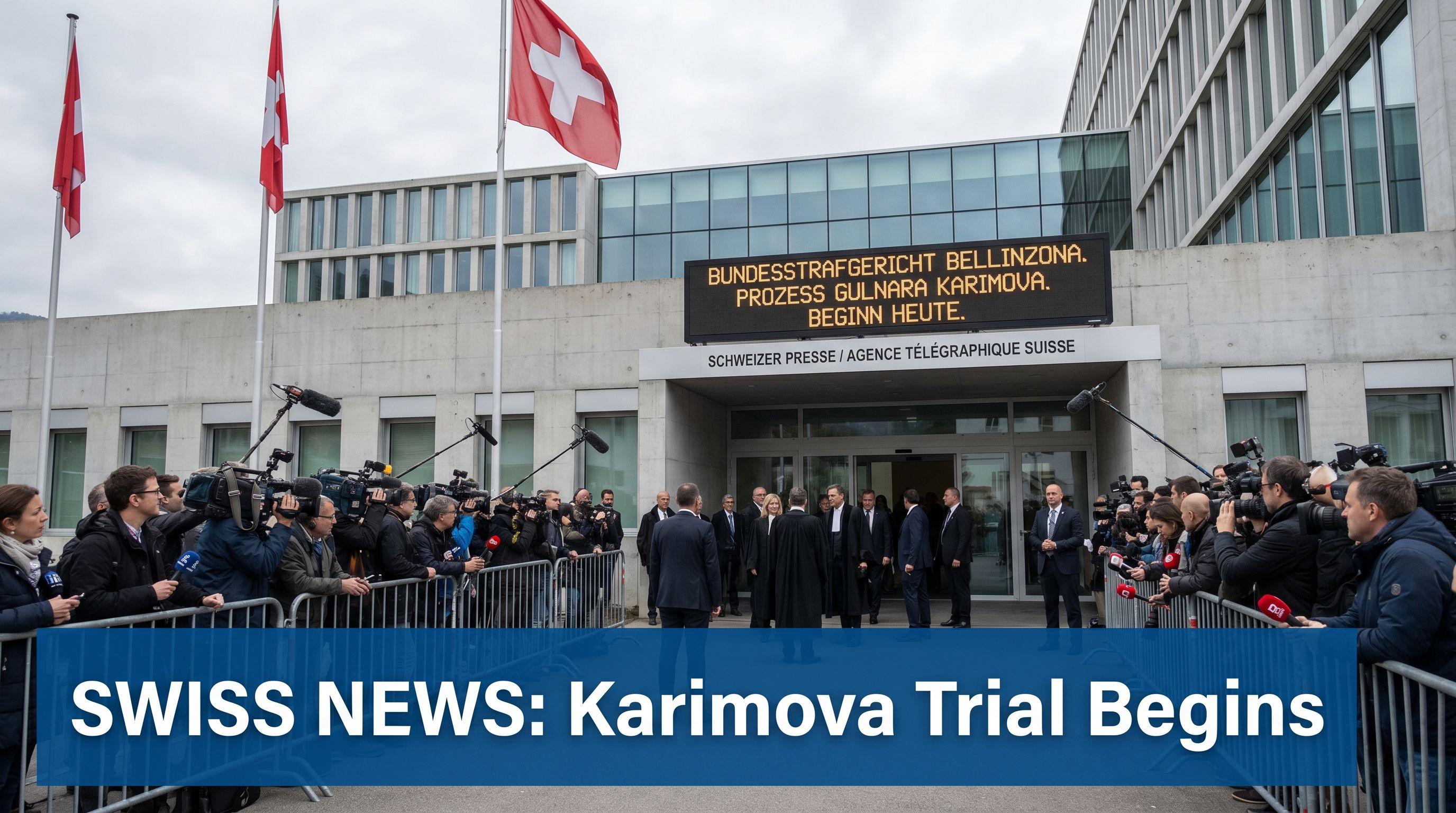 Trial of Uzbek 'Princess' Gulnara Karimova Begins in Bellinzona Over Massive Corruption Scheme