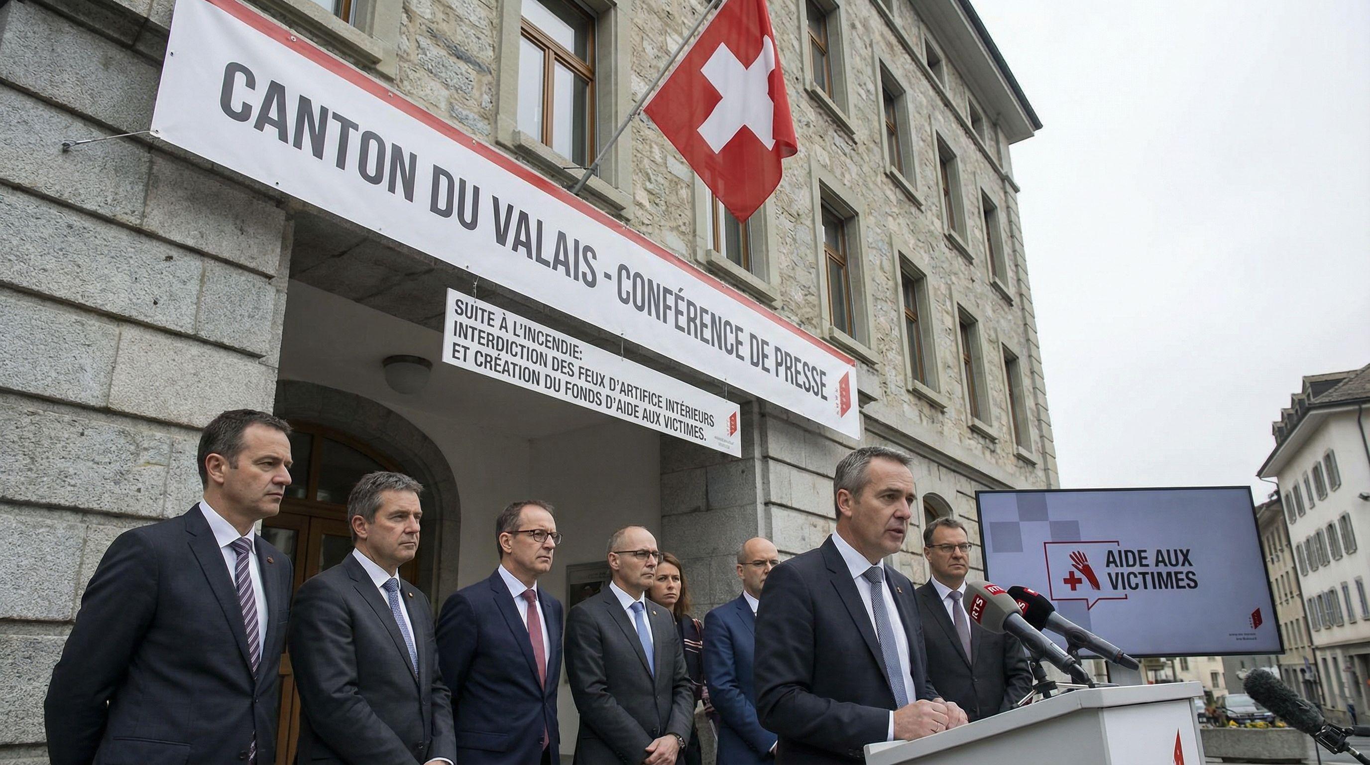 Valais Bans Indoor Pyrotechnics and Establishes Victims' Fund After Fire