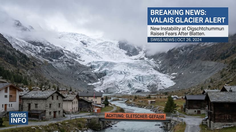 New Glacier Instability Detected in Valais, Raising Fears After Blatten Disaster
