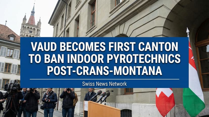 Vaud Becomes First Canton to Ban Indoor Pyrotechnics Post-Crans-Montana