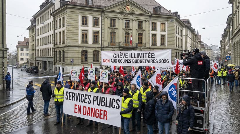 Vaud Civil Servants Escalate Protests with 'Endless Strike' Over Budget Cuts