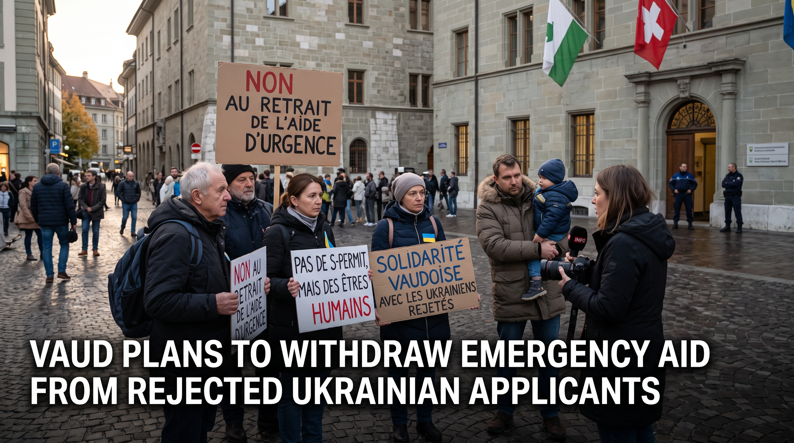 Vaud plans to withdraw emergency aid from rejected Ukrainian applicants