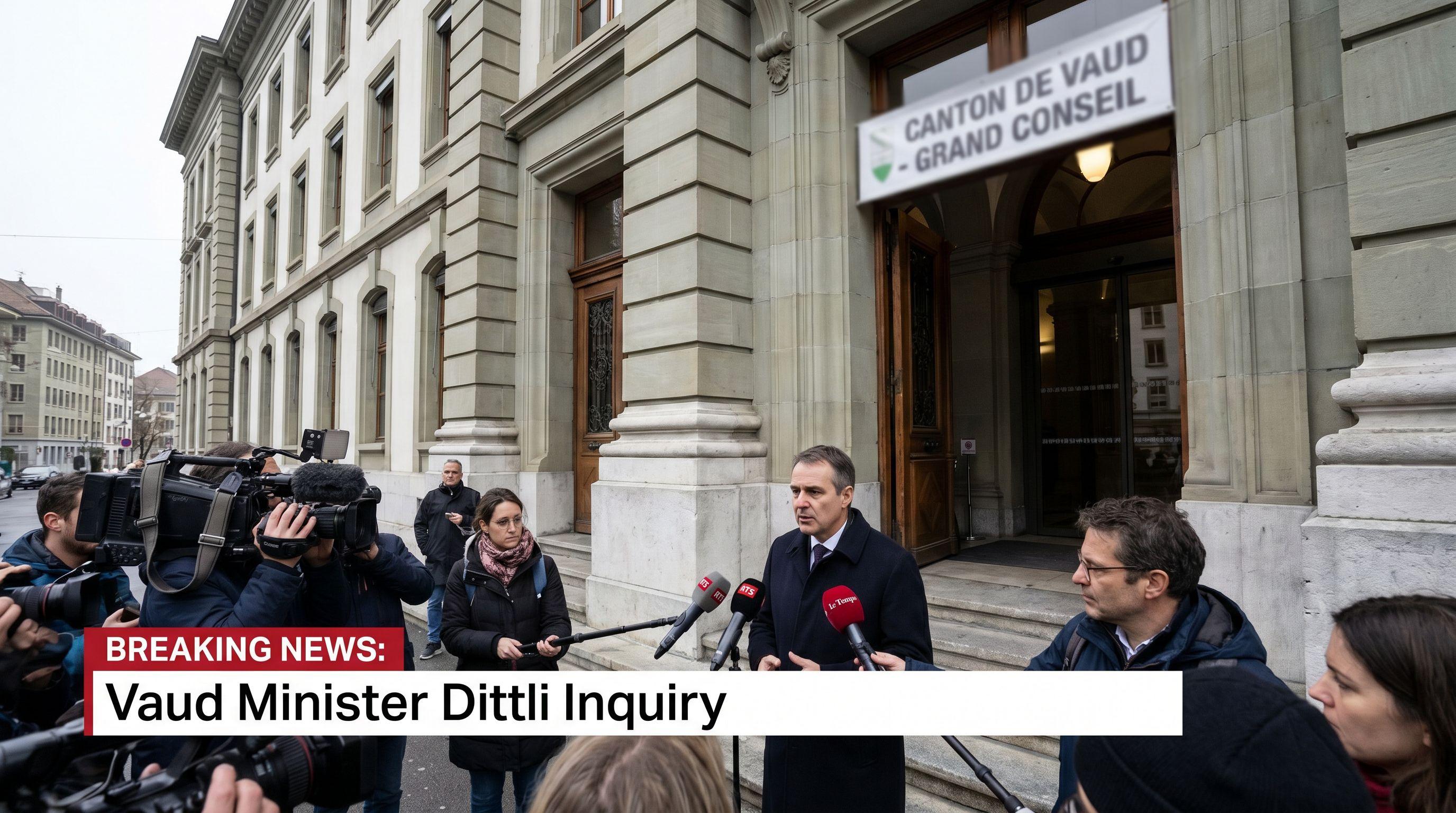 Inquiry Finds Vaud Minister Used Public Funds in Deal to Drop Criminal Complaint
