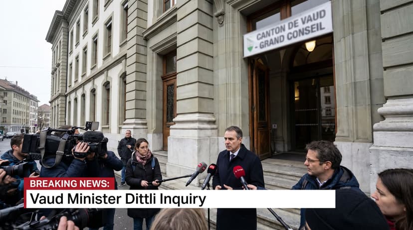 Inquiry Finds Vaud Minister Used Public Funds in Deal to Drop Criminal Complaint