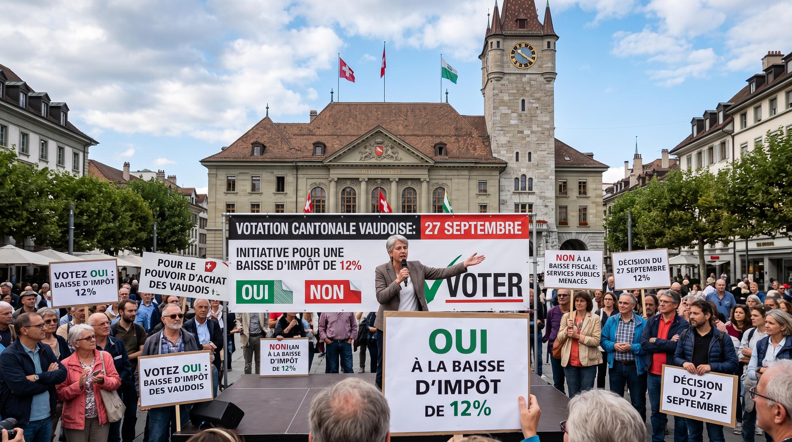 Vaud faces a major vote on a 12% tax cut