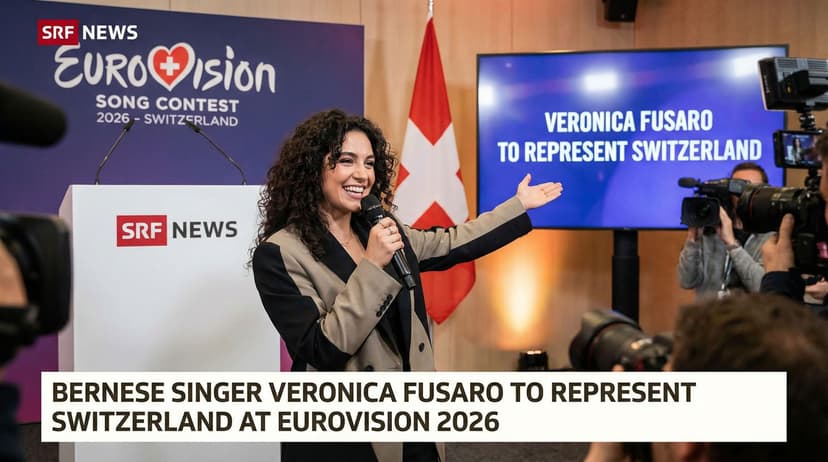 Bernese Singer Veronica Fusaro to Represent Switzerland at Eurovision 2026