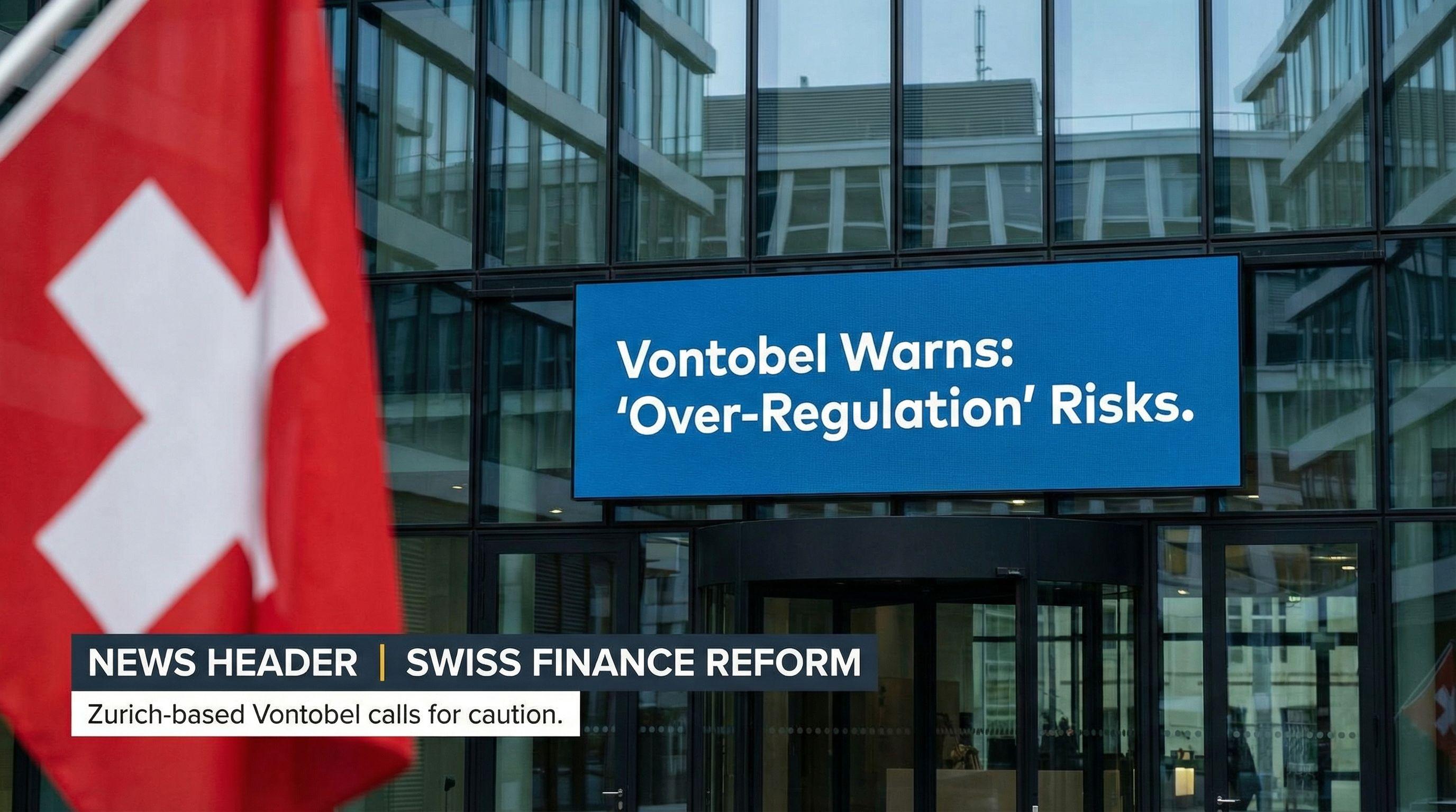 Vontobel Bank Warns Against 'Over-Regulation' Ahead of New Banking Rules