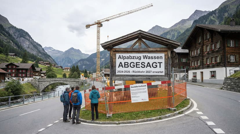 Historic Wassen Alpine Cow Drive Cancelled Until 2027
