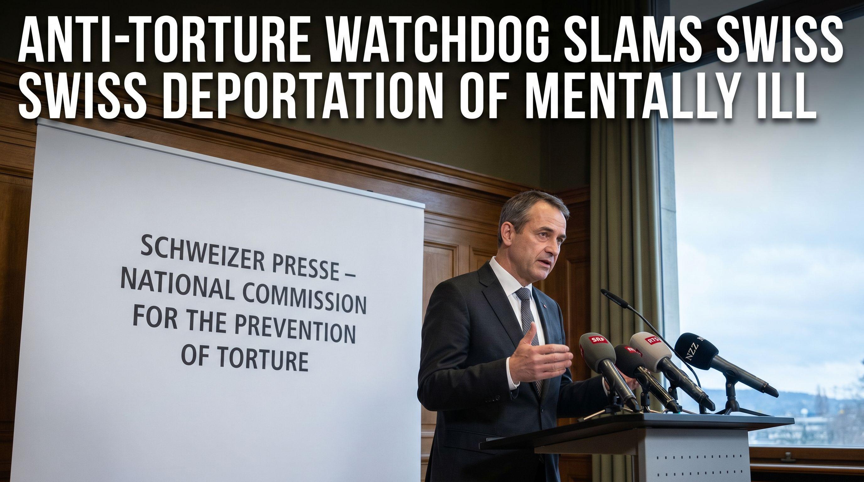 Anti-Torture Watchdog Slams Swiss Deportation of Mentally Ill