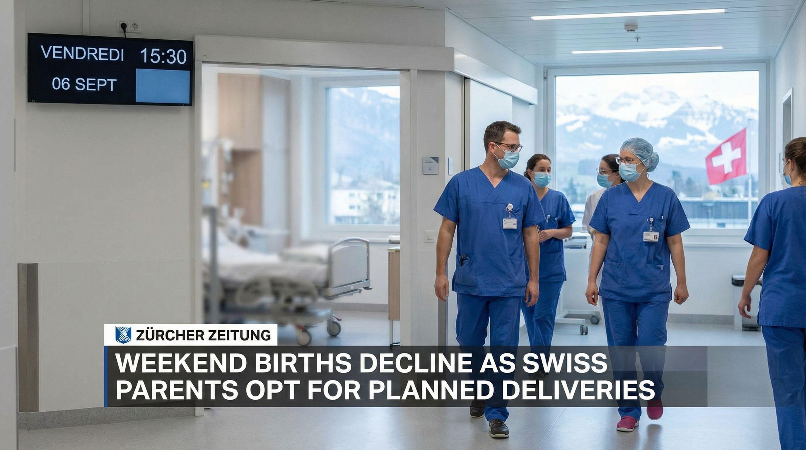Weekend Births Decline as Swiss Parents Opt for Planned Deliveries
