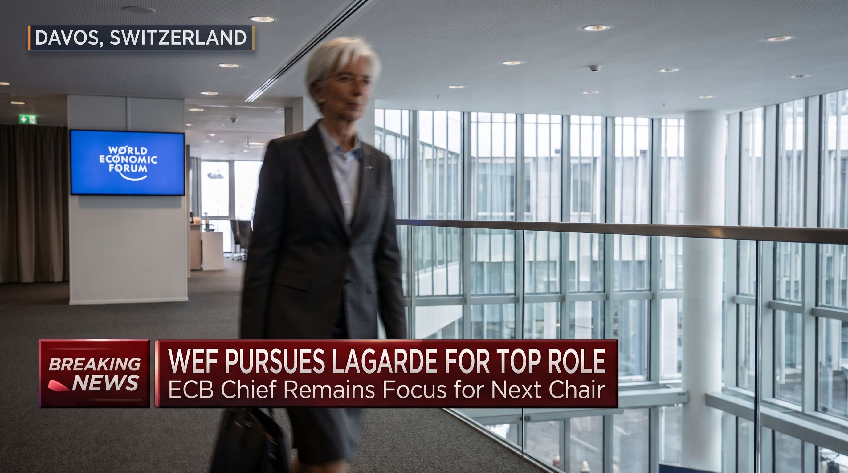 WEF Reportedly Continues to Pursue ECB Head Christine Lagarde for Top Leadership Role
