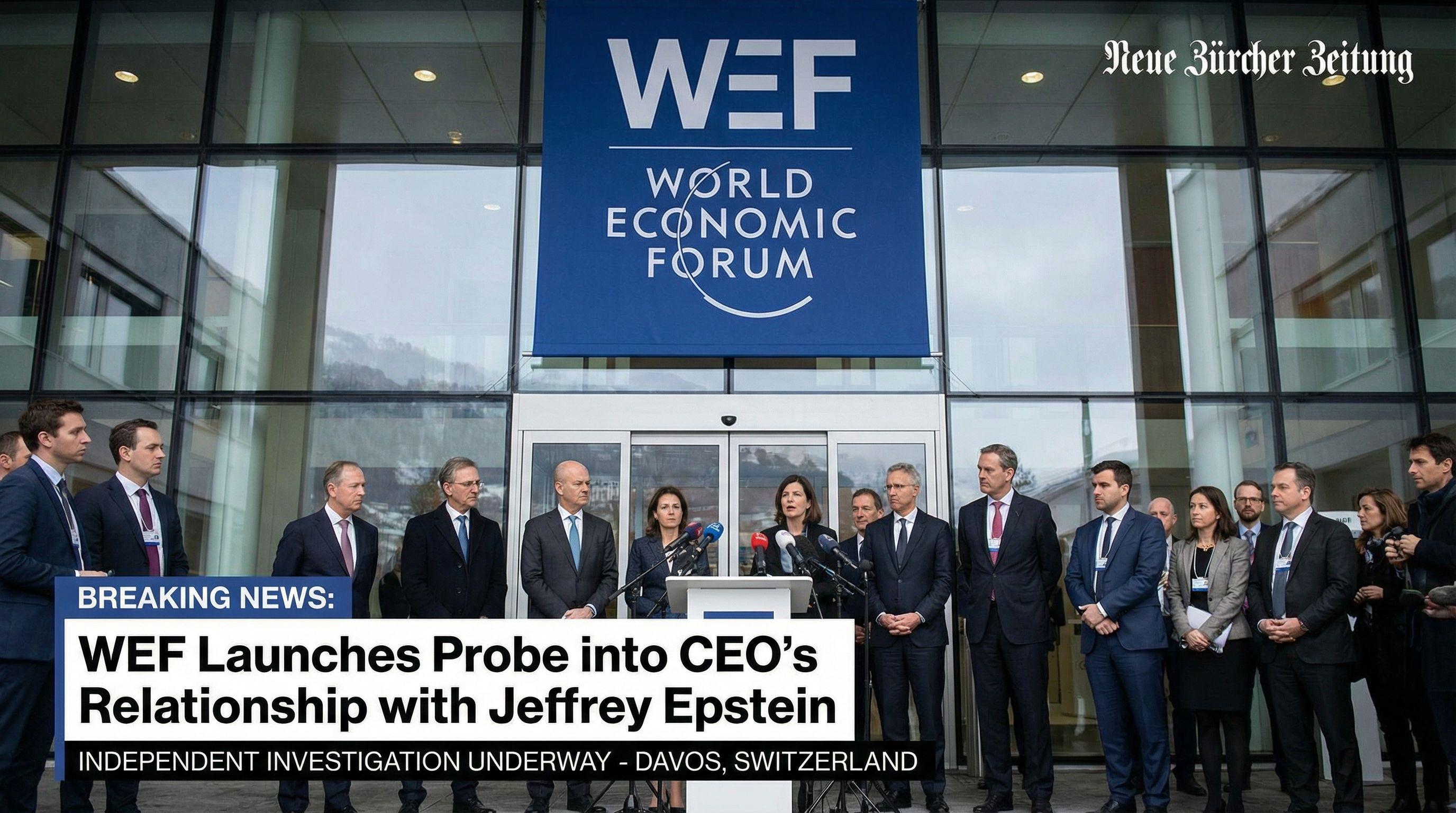 WEF Launches Probe into CEO's Relationship with Jeffrey Epstein