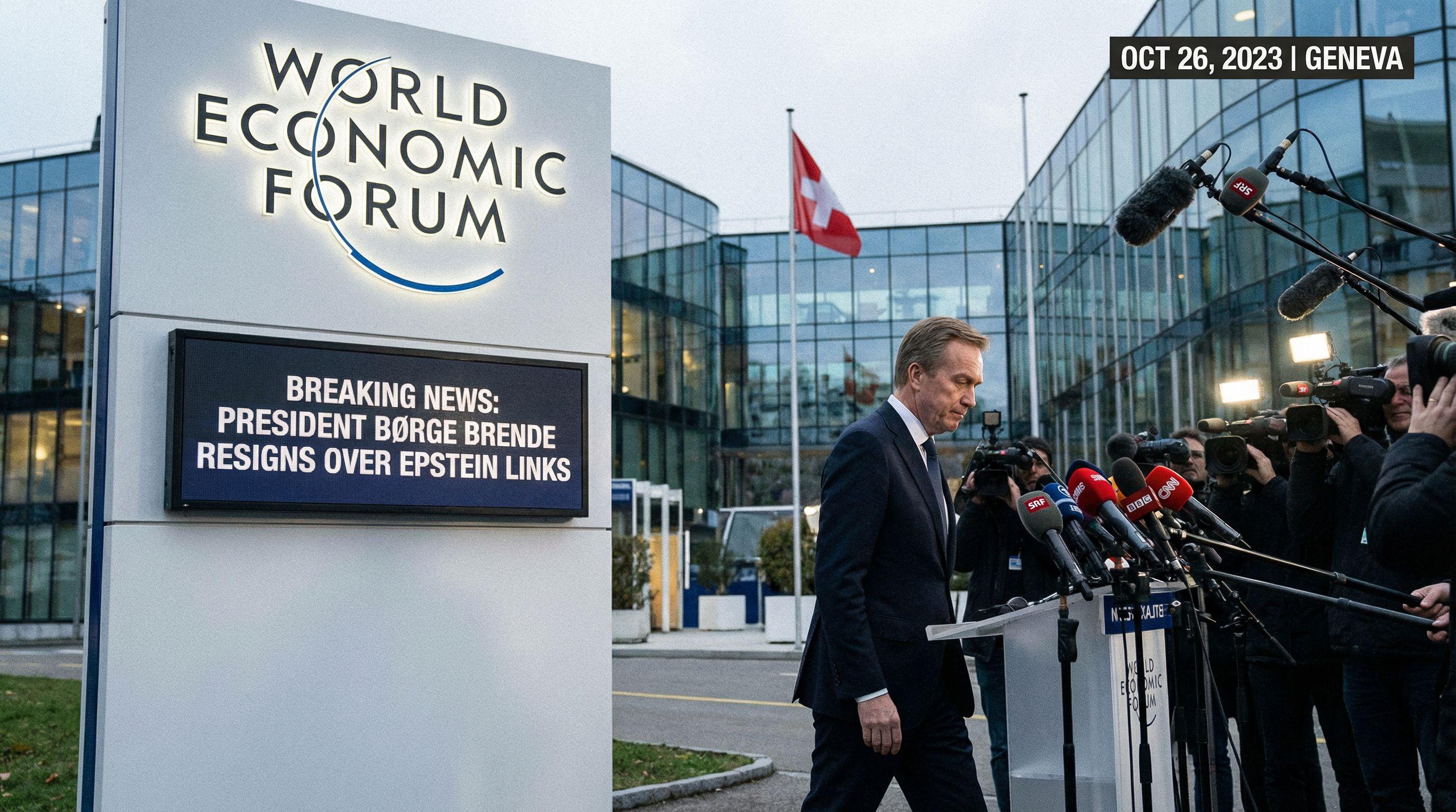 World Economic Forum President Børge Brende Resigns Over Epstein Links