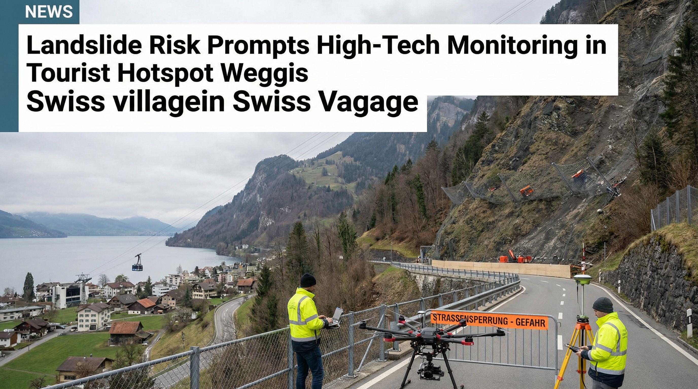 Landslide Risk Prompts High-Tech Monitoring in Tourist Hotspot Weggis
