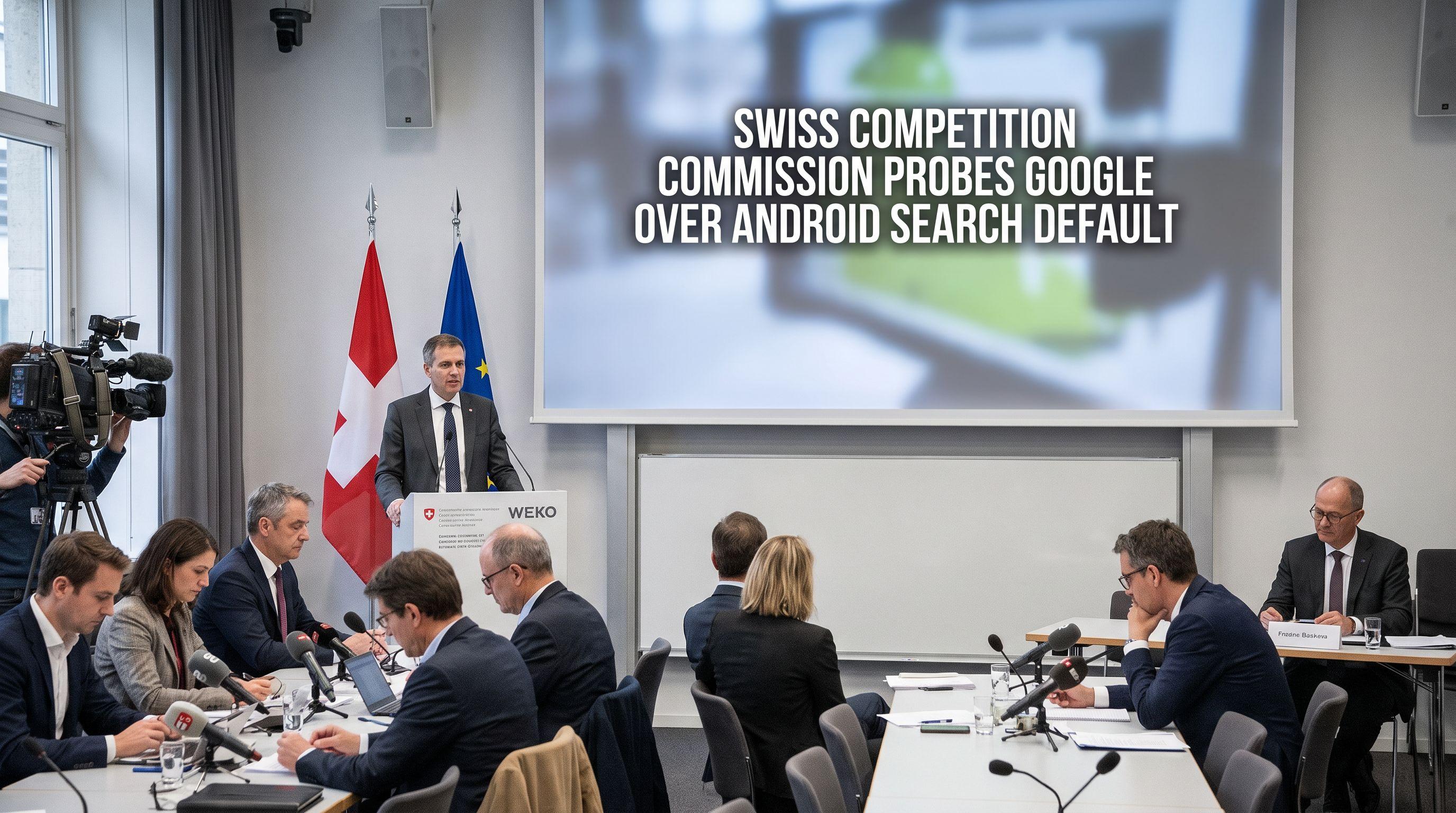 Swiss Competition Commission Probes Google Over Android Search Default
