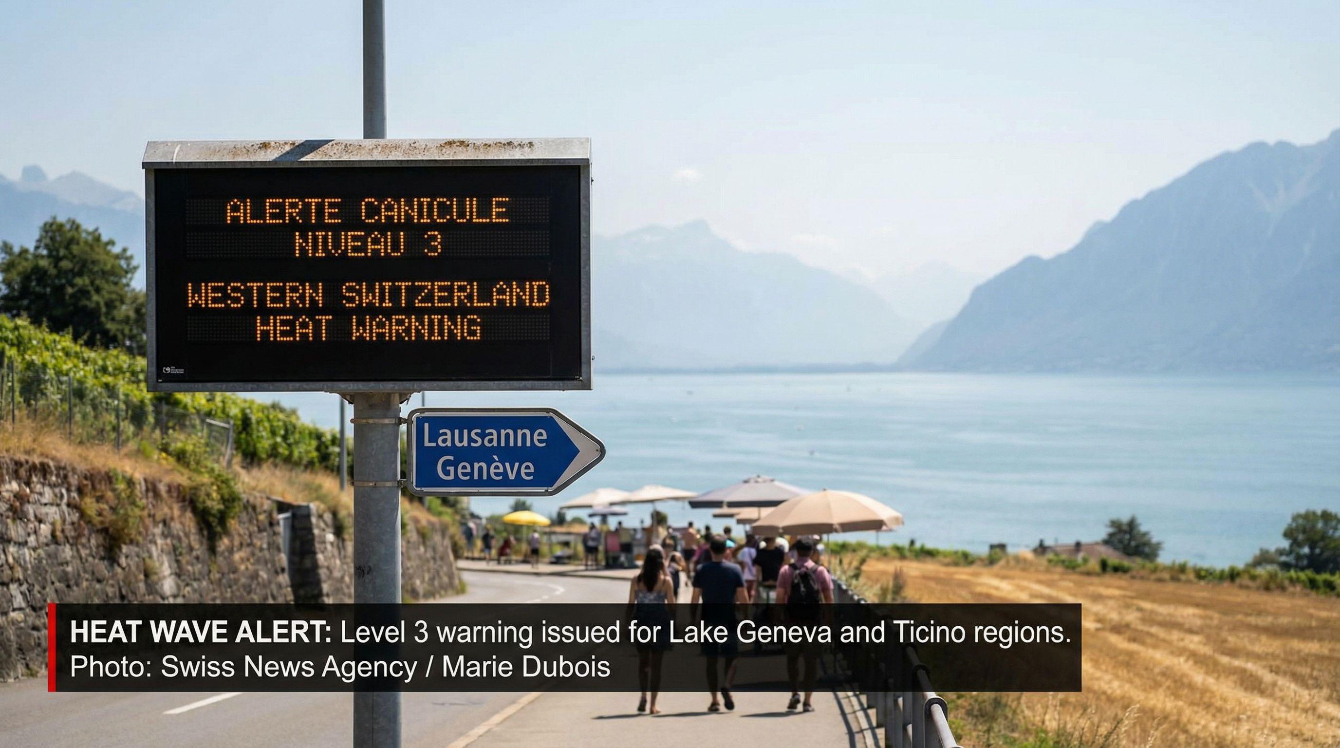 Western Switzerland Issues Level 3 Heat Warning