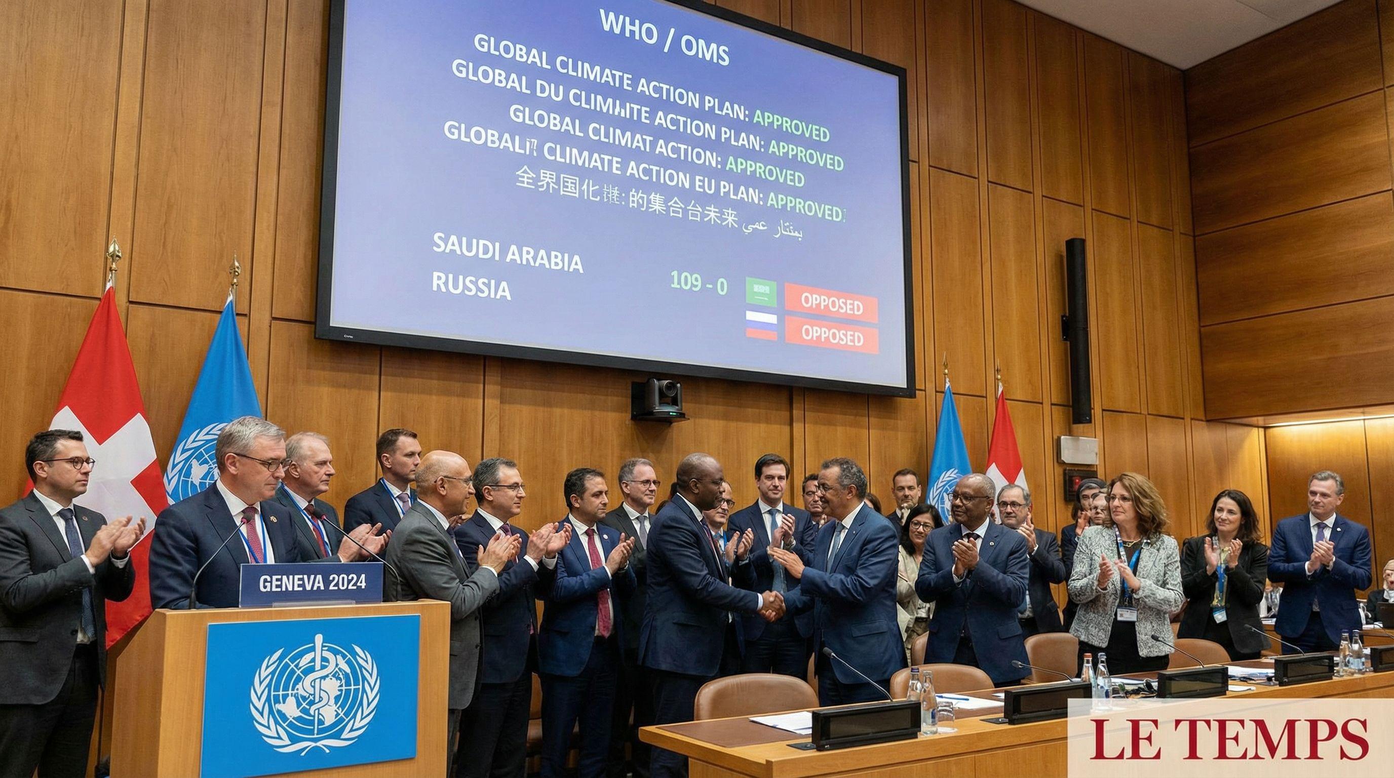 WHO Members Approve Global Climate Action Plan in Geneva