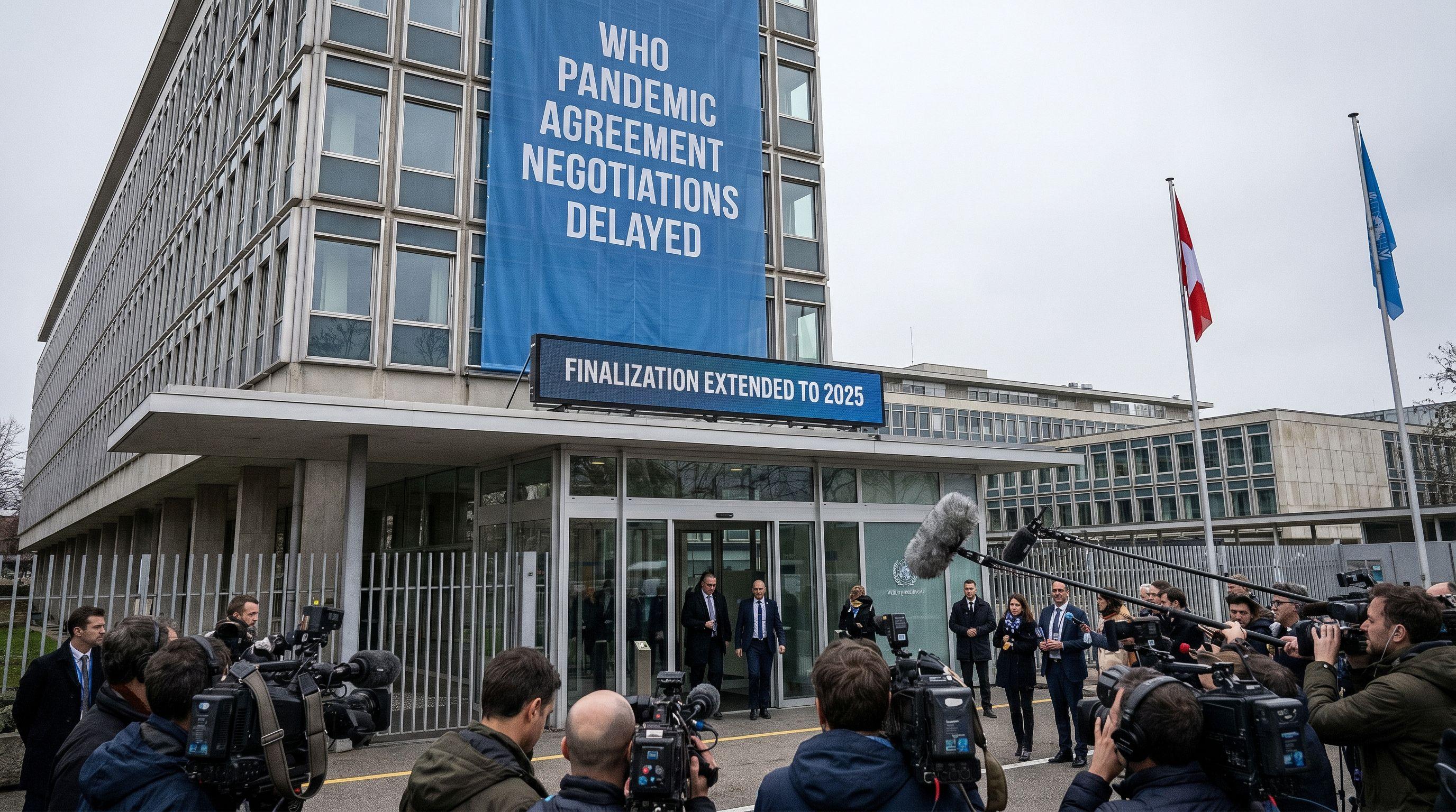 WHO Pandemic Agreement Finalization Delayed by a Year Amid Other Health Crises