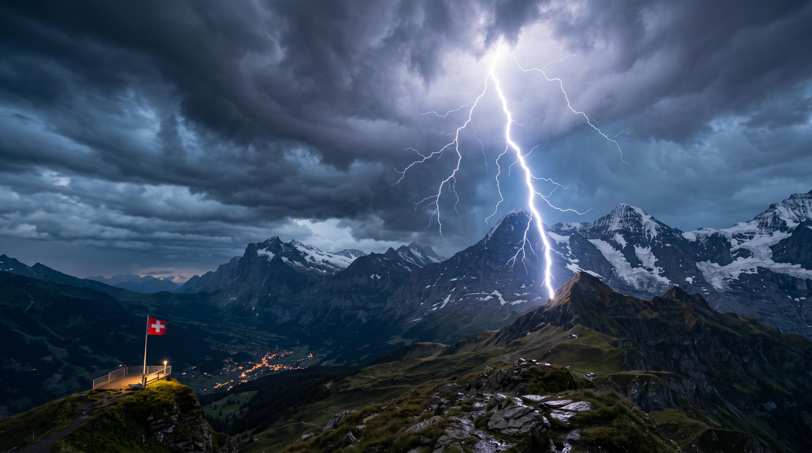 Why Switzerland had one of Europe’s highest lightning densities this summer