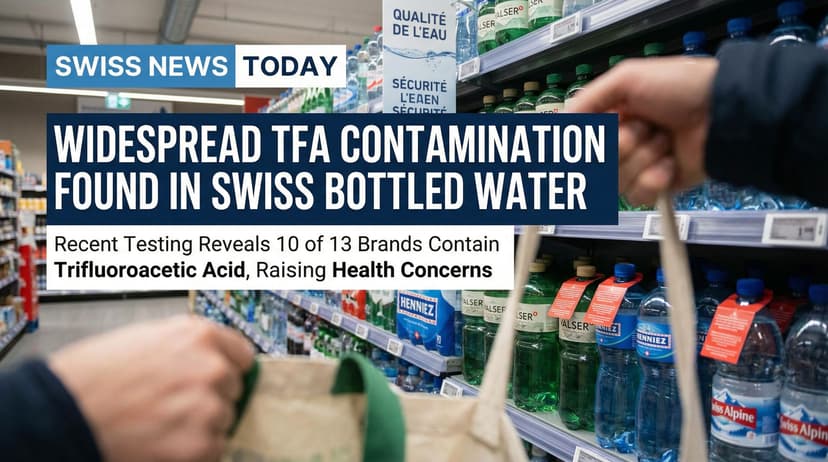 Widespread TFA contamination found in Swiss bottled water